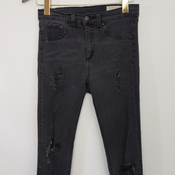 Rag & Bone High Rise Legging Skinny Jeans - Picture 5 of 14